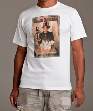 Men’s White 100% Cotton, Short Sleeve T-shirt